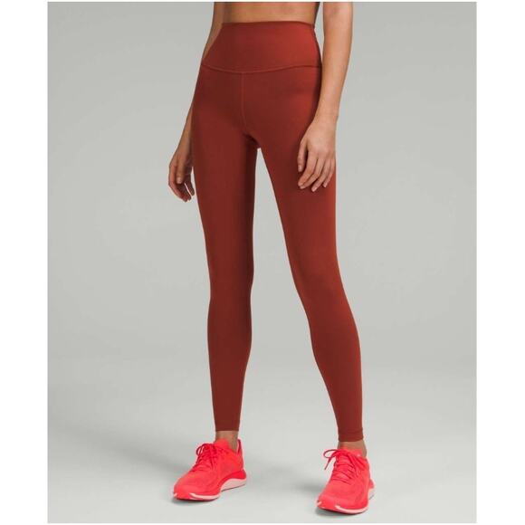 Lululemon Women's Wunder Train High-Rise Tight 28" Cayenne Leggings Size 6 - Picture 1 of 11